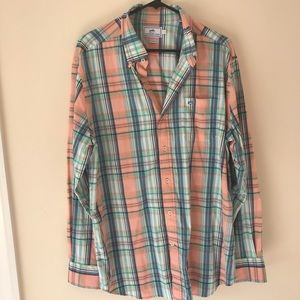 Southern Tide Plaid Performance Button Down